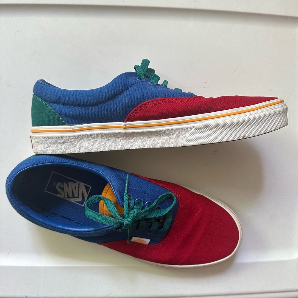 Vans Era Primary Block Sneakers, size 7.5